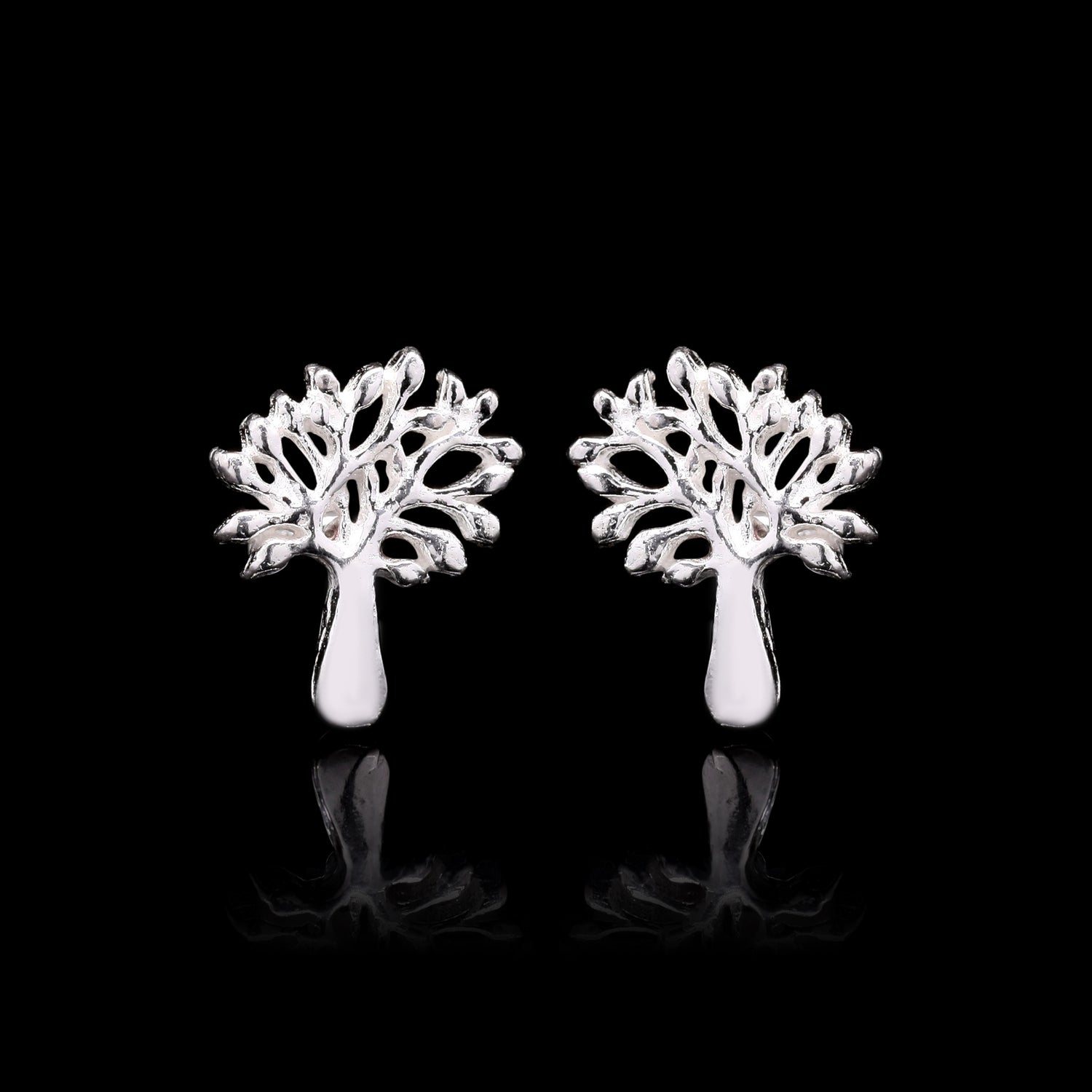 Evergreen Silver Studs