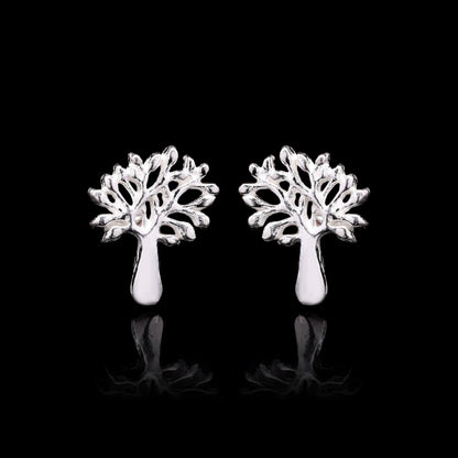 Evergreen Silver Studs