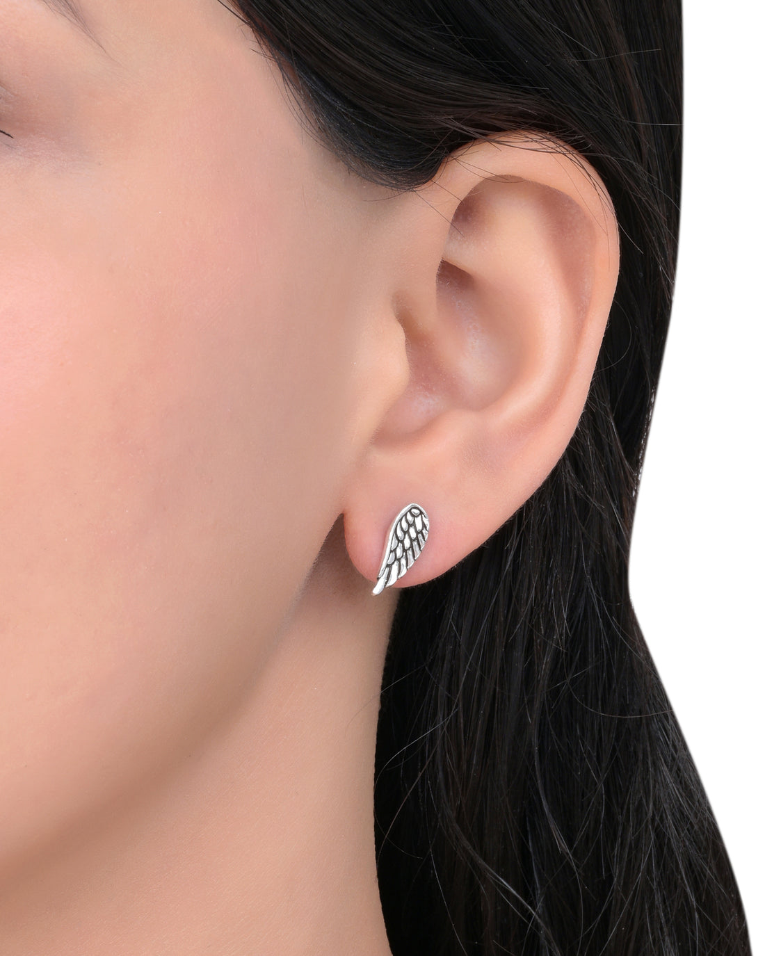 Silver Wings Studs
