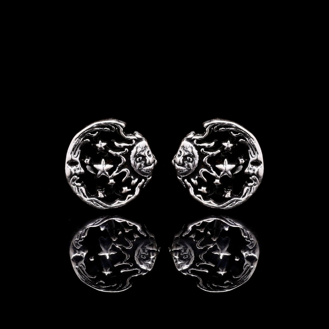 Cosmic Harmony Silver Studs