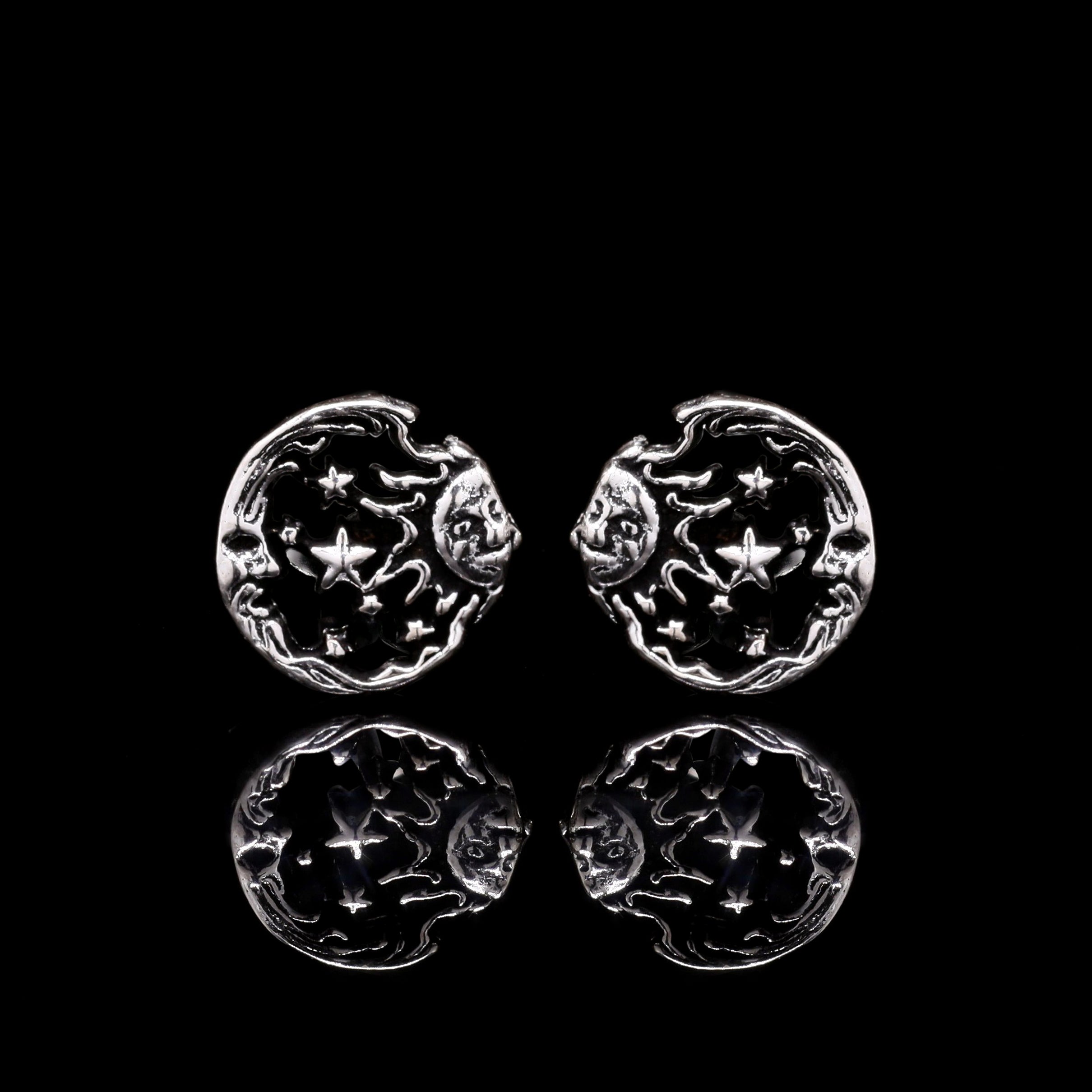 Cosmic Harmony Silver Studs