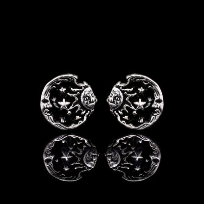 Cosmic Harmony Silver Studs