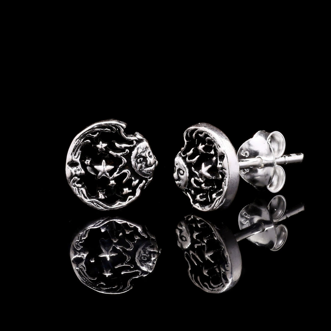 Cosmic Harmony Silver Studs