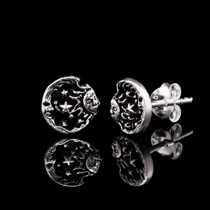 Cosmic Harmony Silver Studs