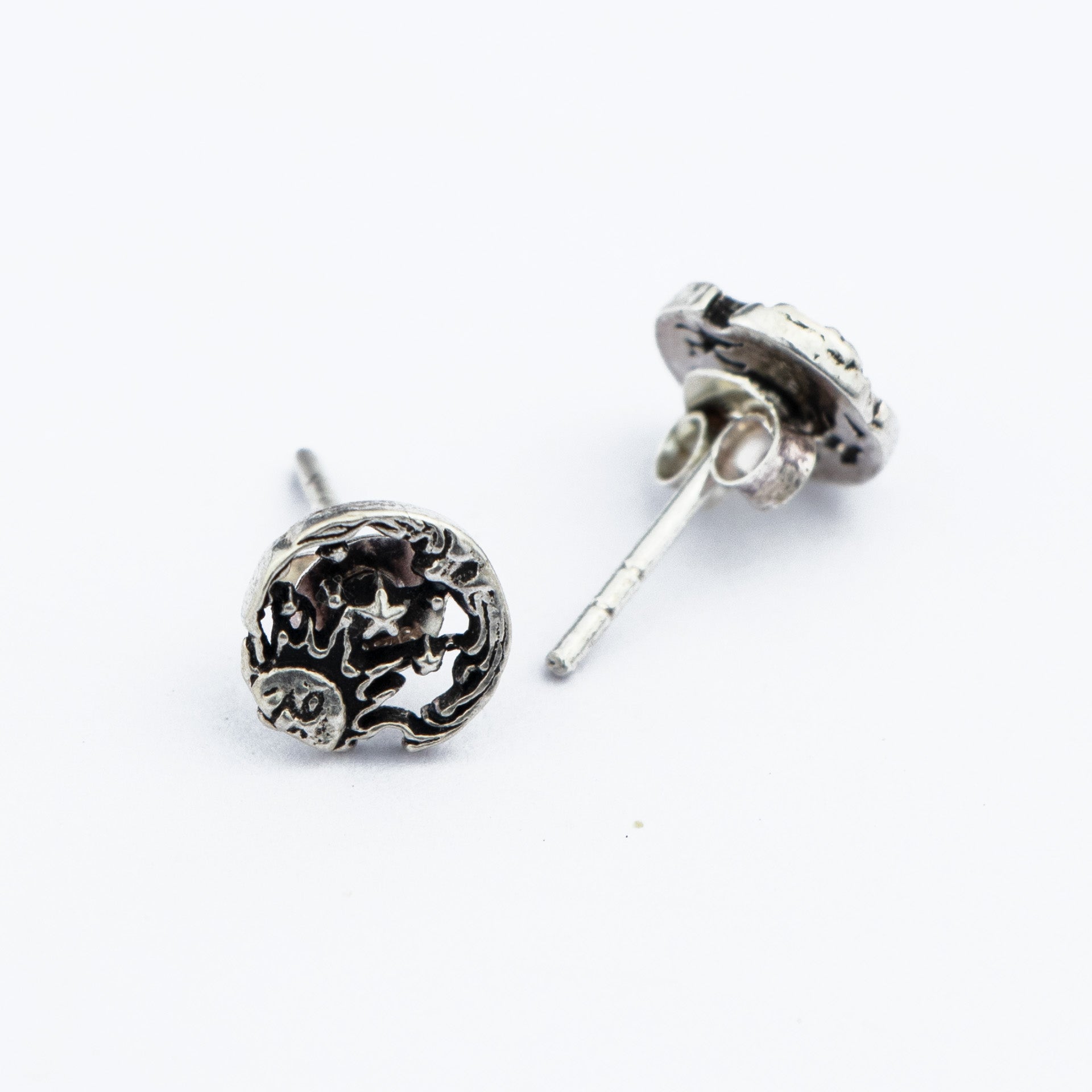 Cosmic Harmony Silver Studs