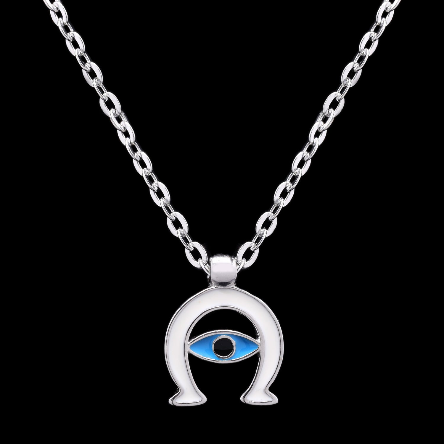 Evil Eye Silver Pendant