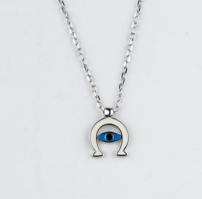 Evil Eye Silver Pendant