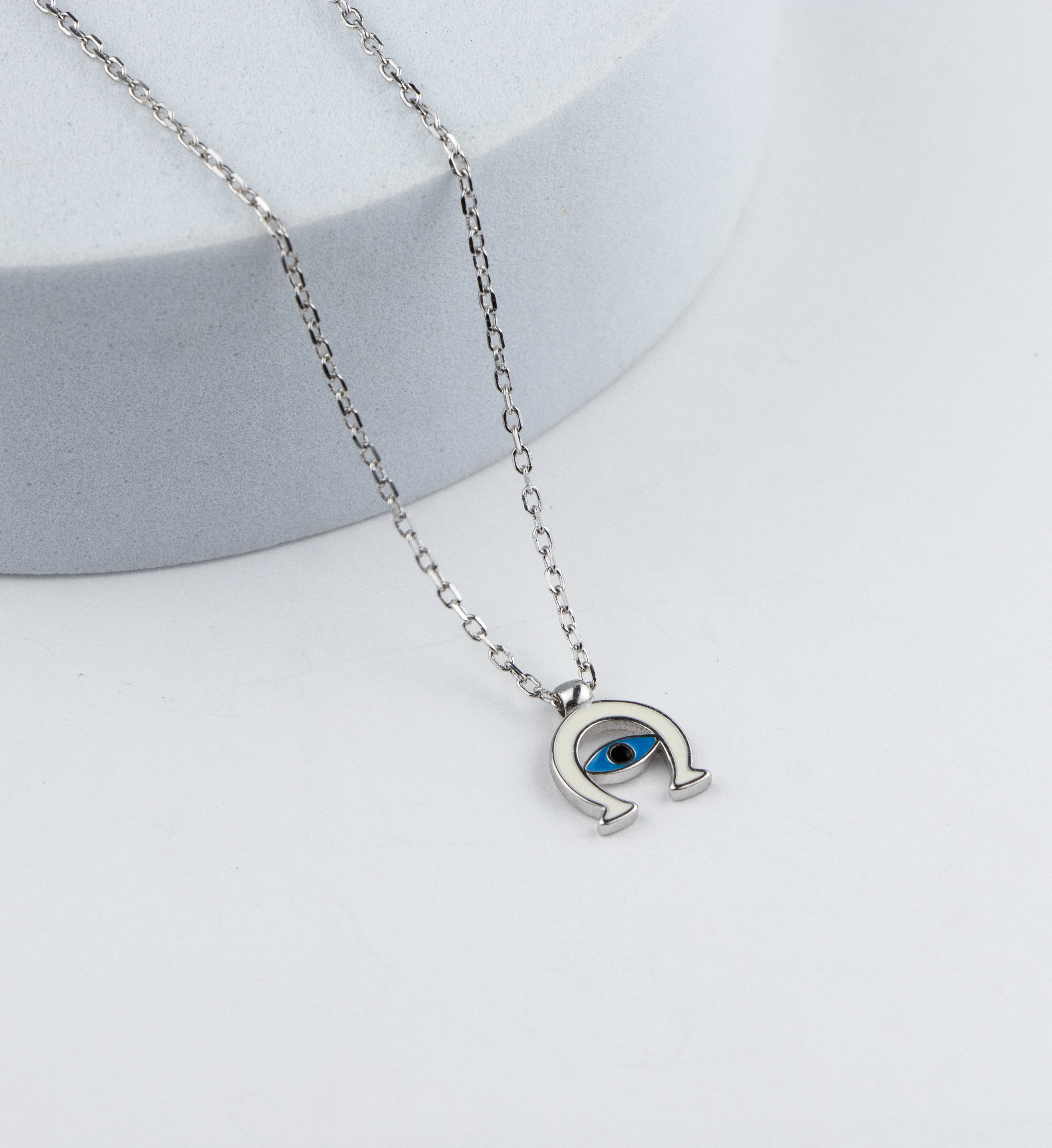 Evil Eye Silver Pendant