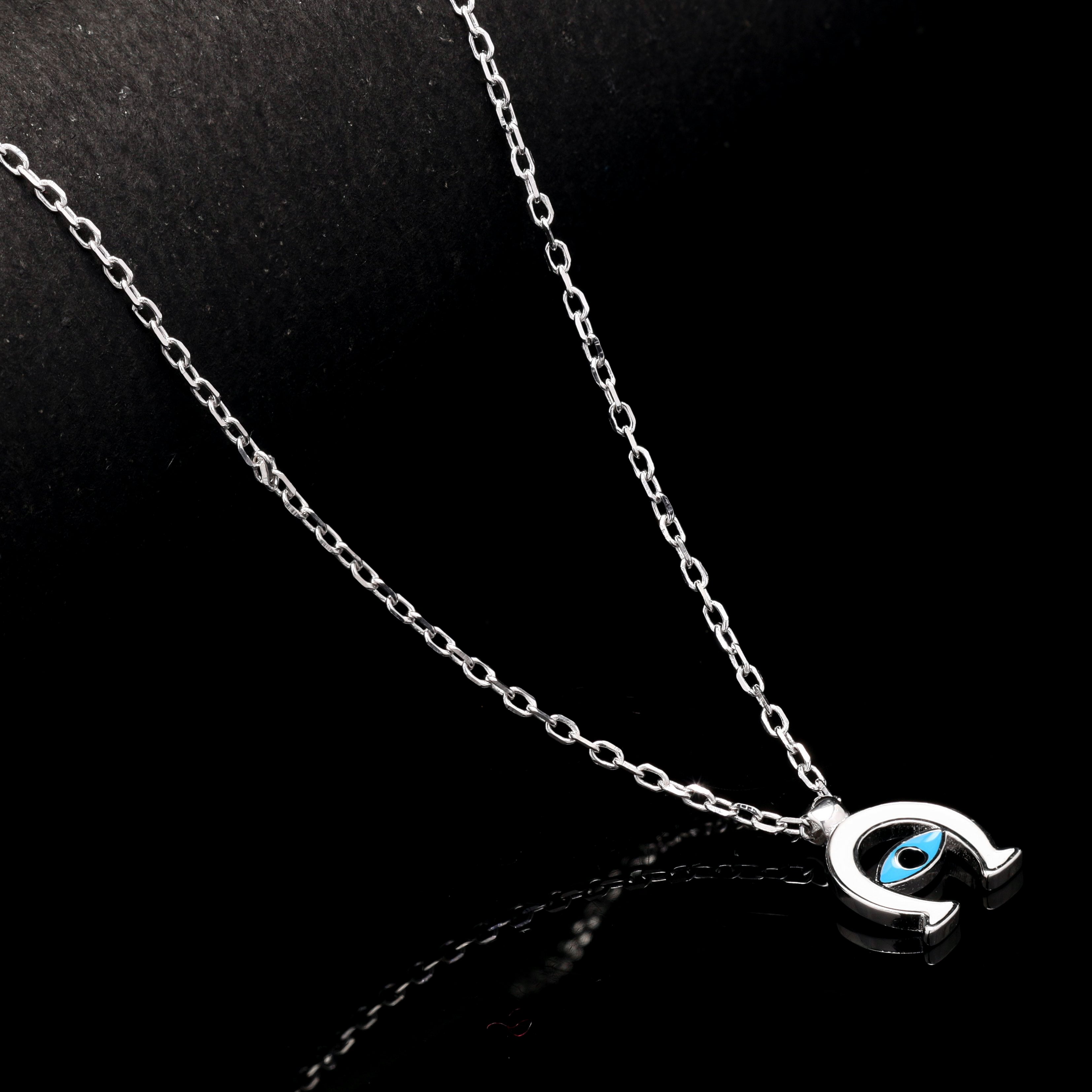 Evil Eye Silver Pendant