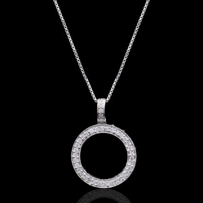 Circle of Light Silver Pendant