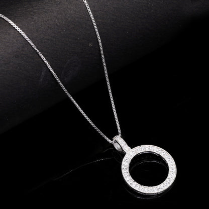 Circle of Light Silver Pendant