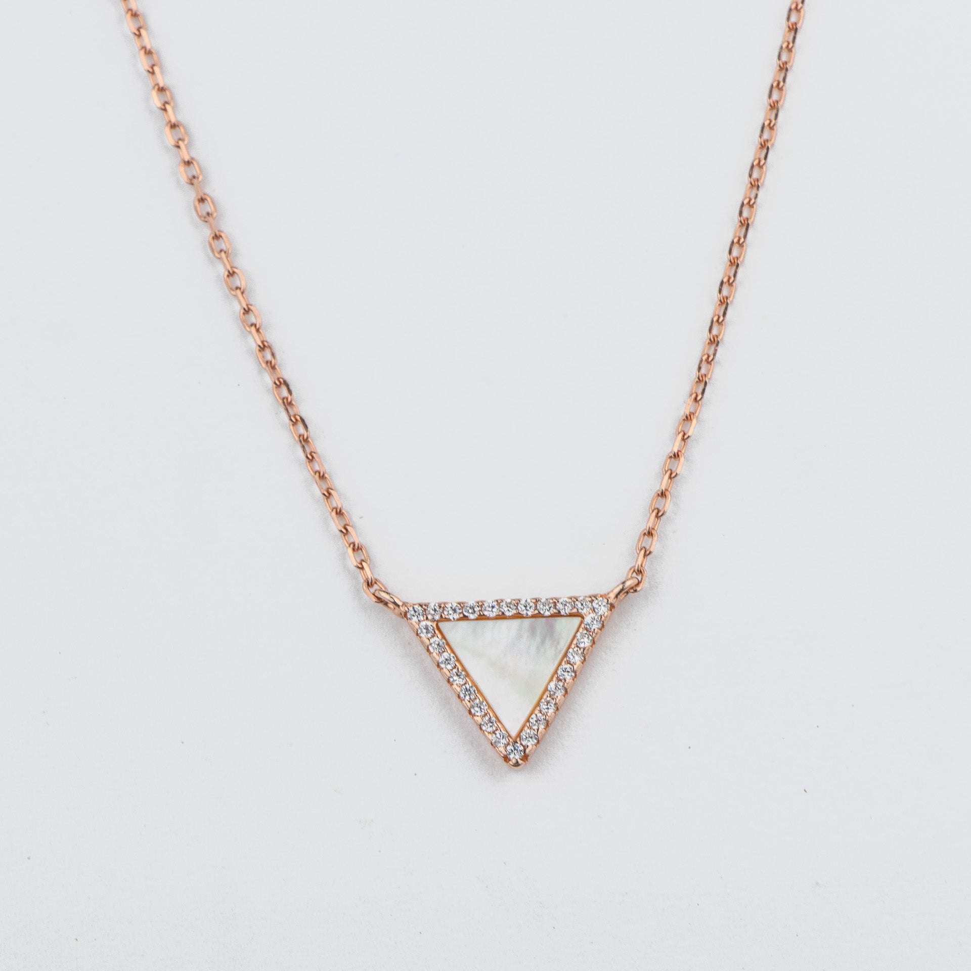 Starlight Triangle Silver Pendant