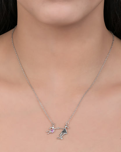 Unbreakable Bond Silver Pendant