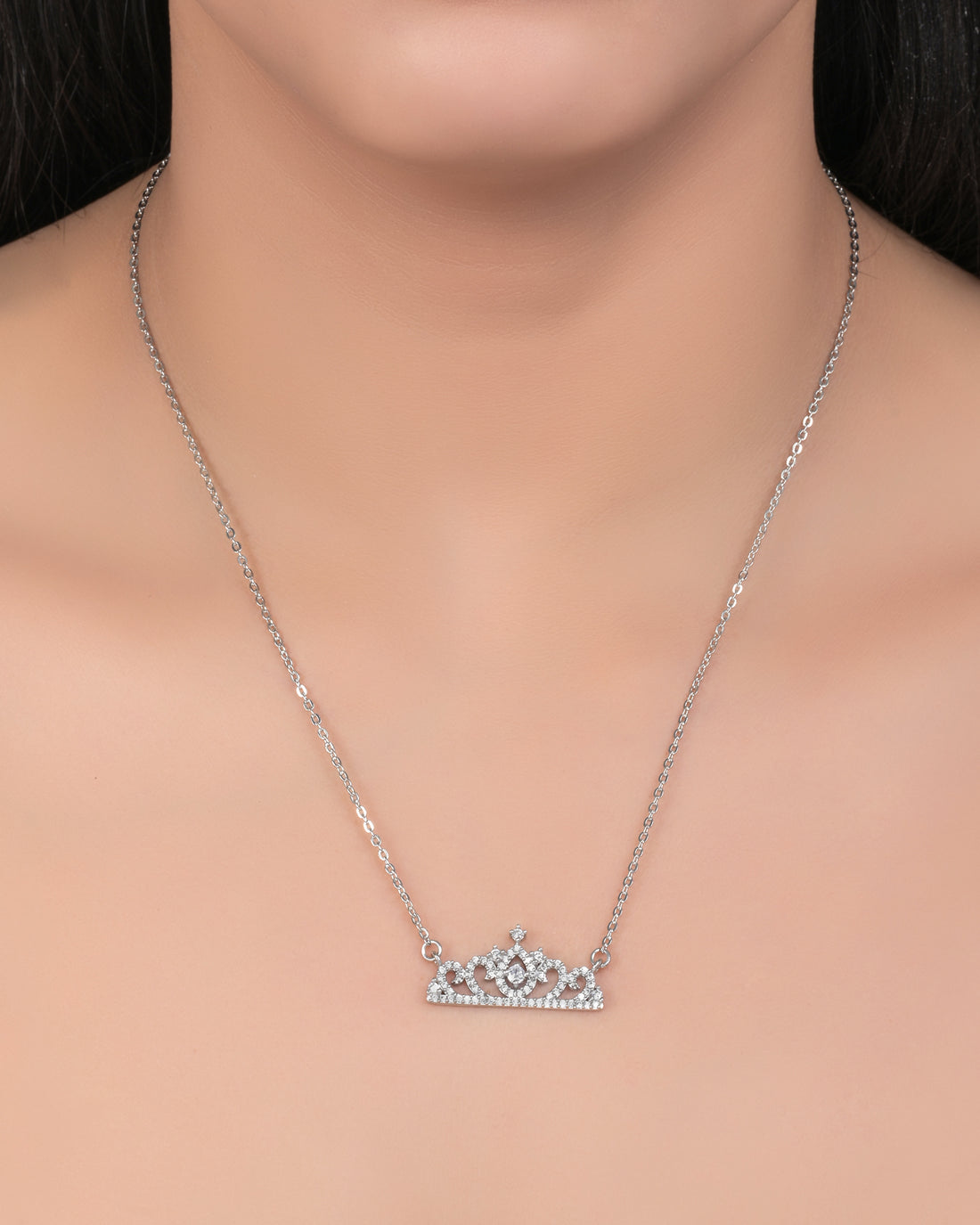 Royal Crown Silver Pendant