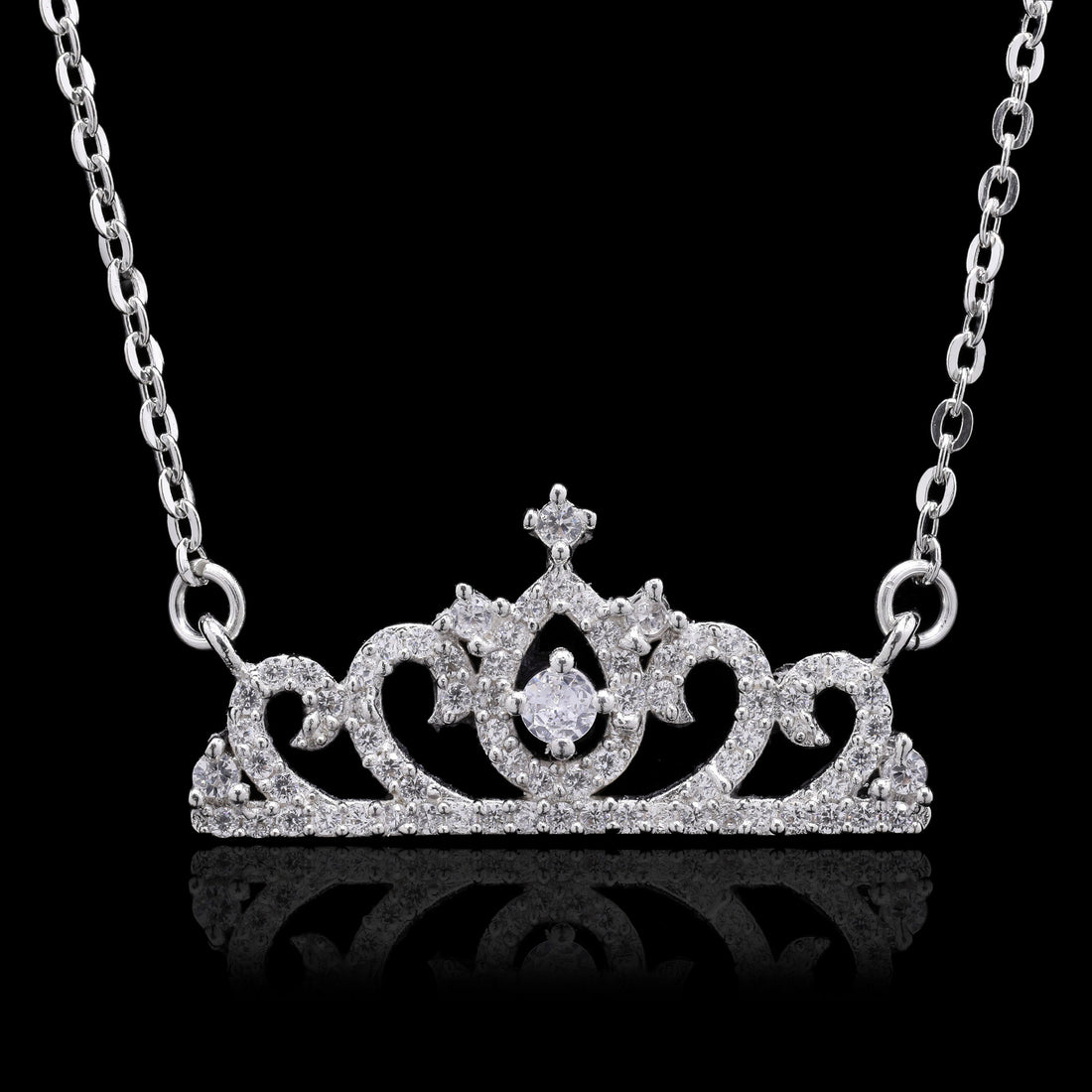 Royal Crown Silver Pendant