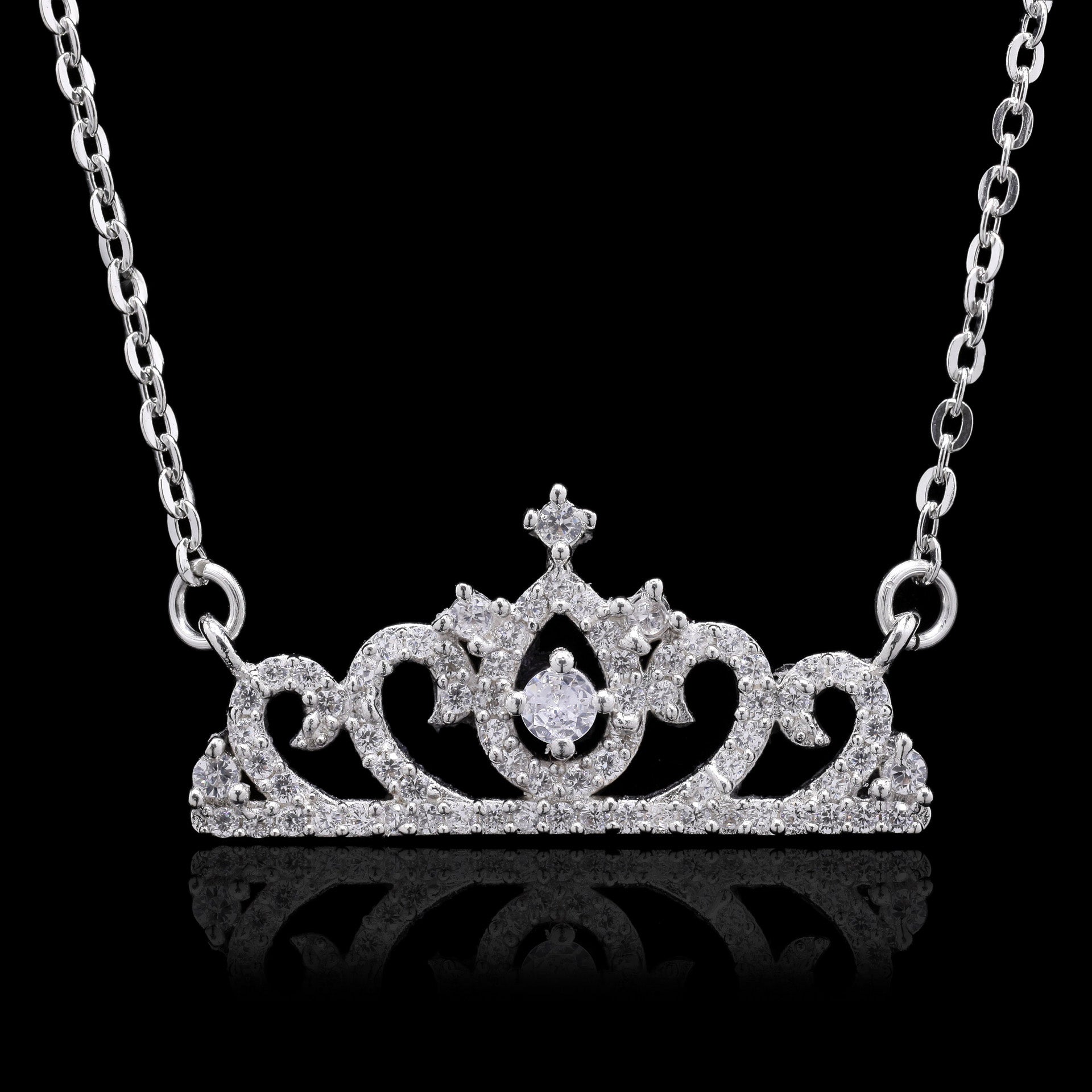 Royal Crown Silver Pendant