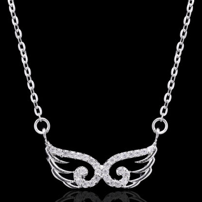 Angel Wings Silver Pendant