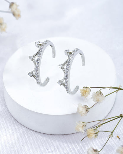 Princess Crown Toe Rings