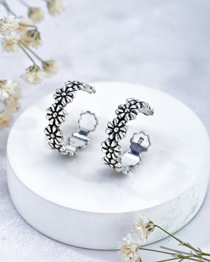 Blossom Silver Toe Rings