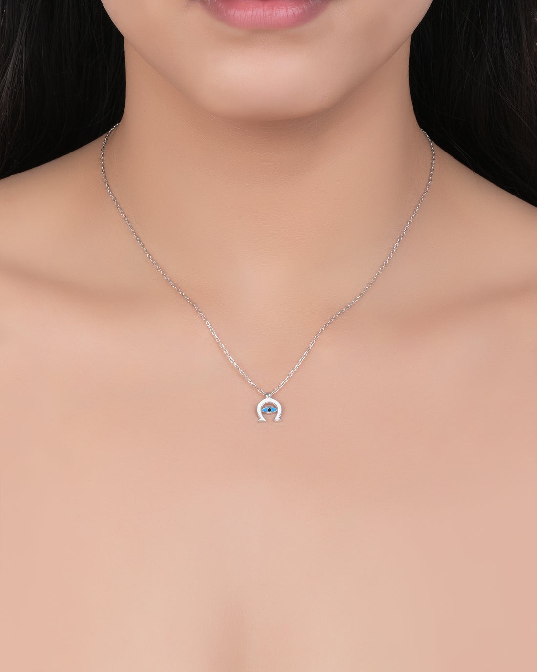 Evil Eye Silver Pendant