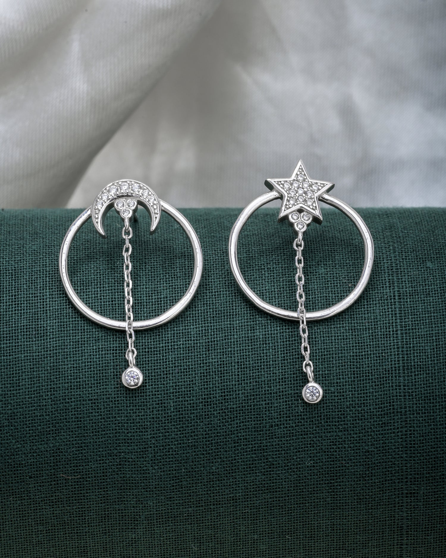 Celestial Dream Silver Earrings