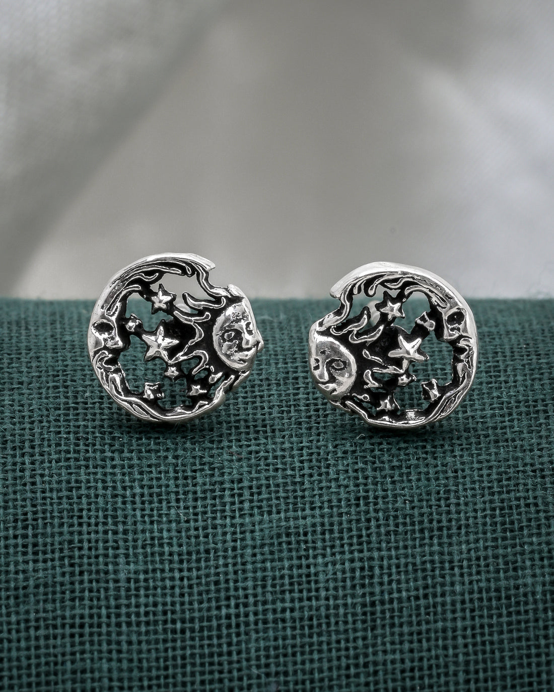 Cosmic Harmony Silver Studs