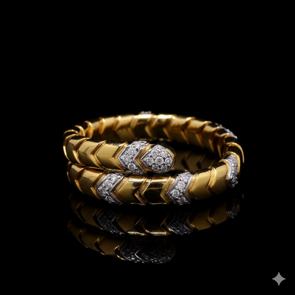 Gold Cobra Ring