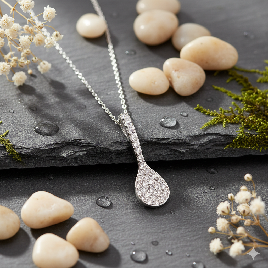 Silver Spoon Pendant