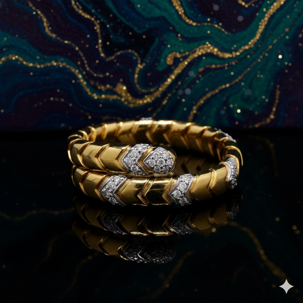 Gold Cobra Ring