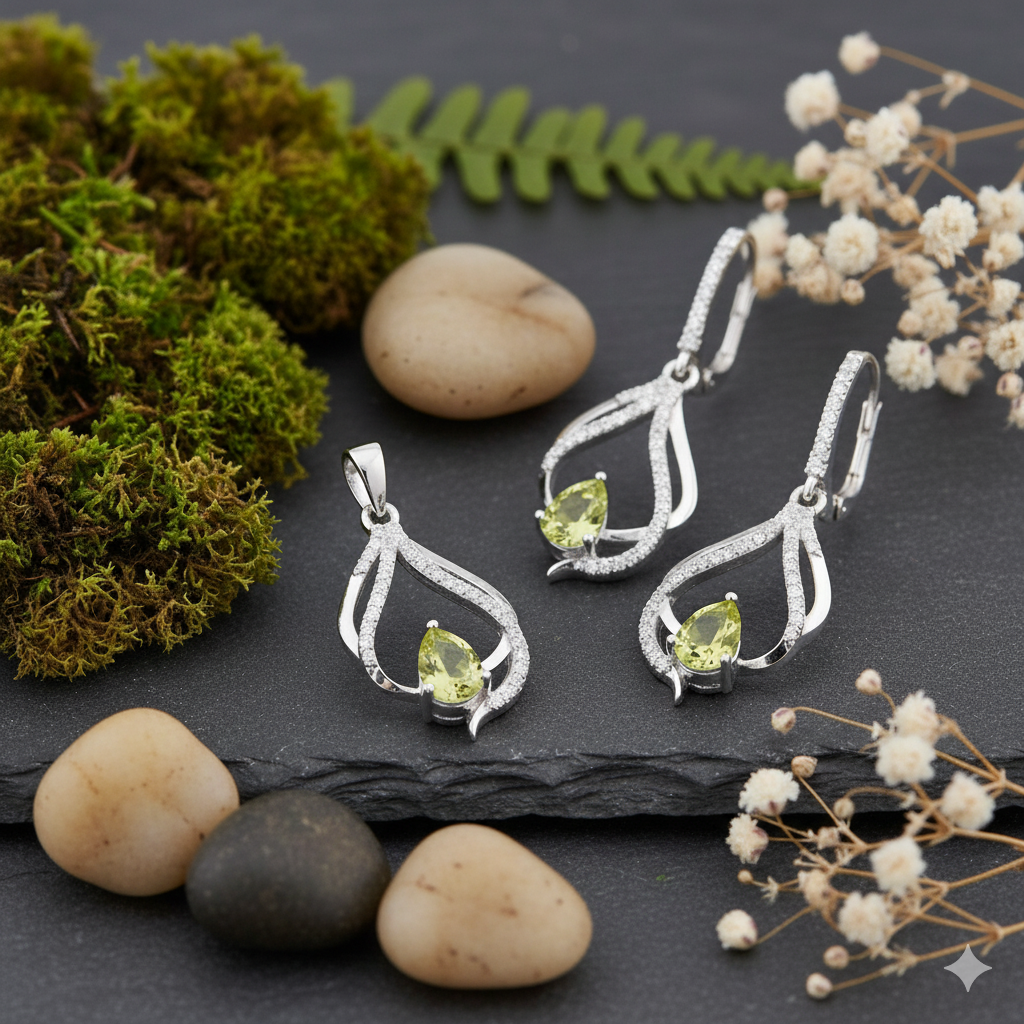 Lemon Glow Pendant Set