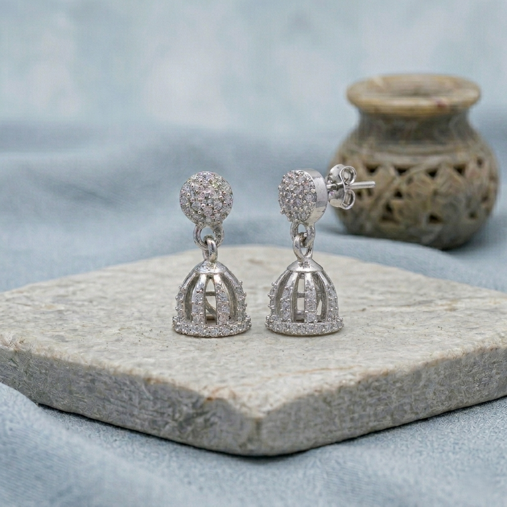 Chand Silver Jhumki