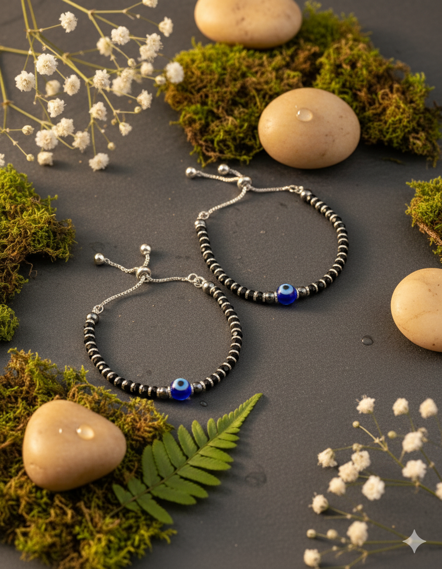 Evil-Eye Adjustable Silver Nazariya