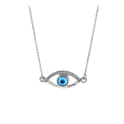 Evil Eye Silver Pendant