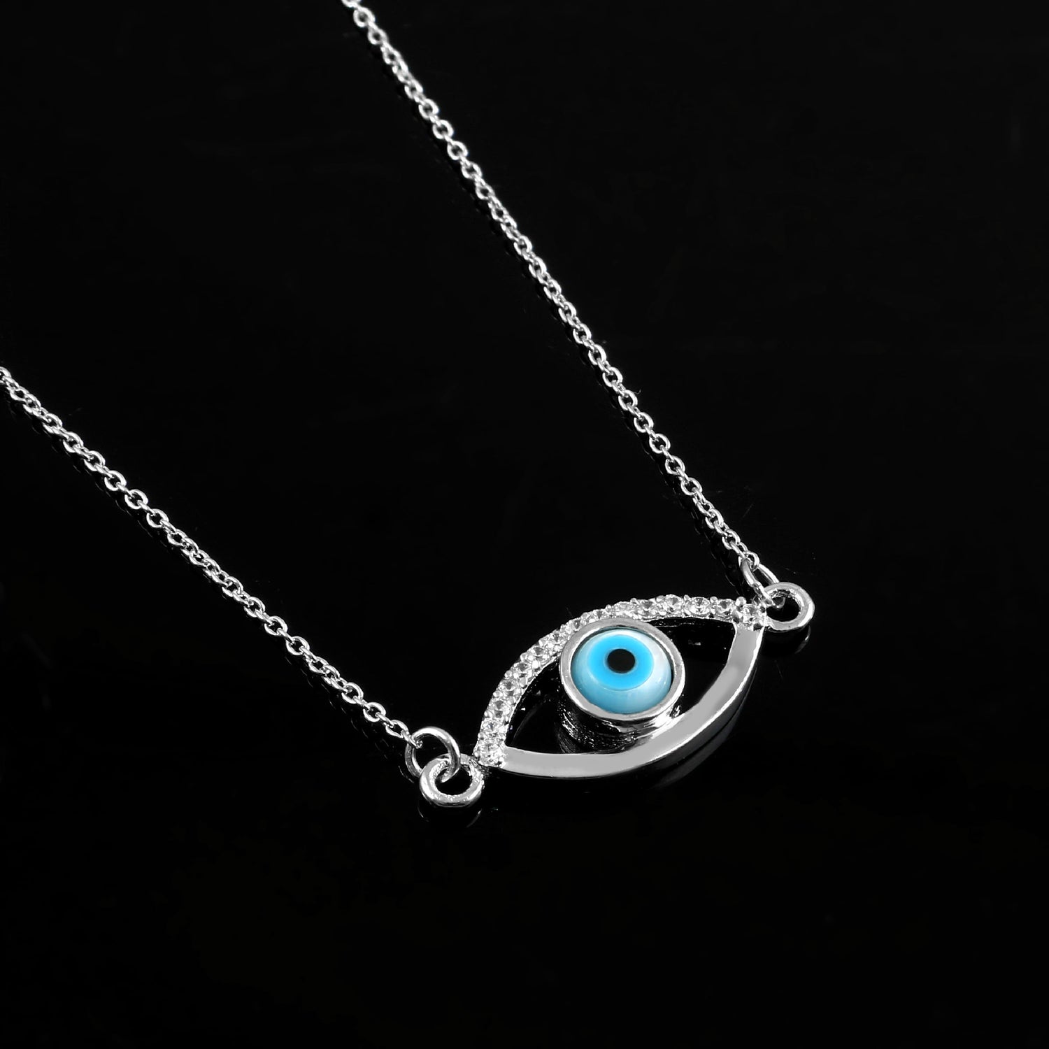 Evil Eye Silver Pendant