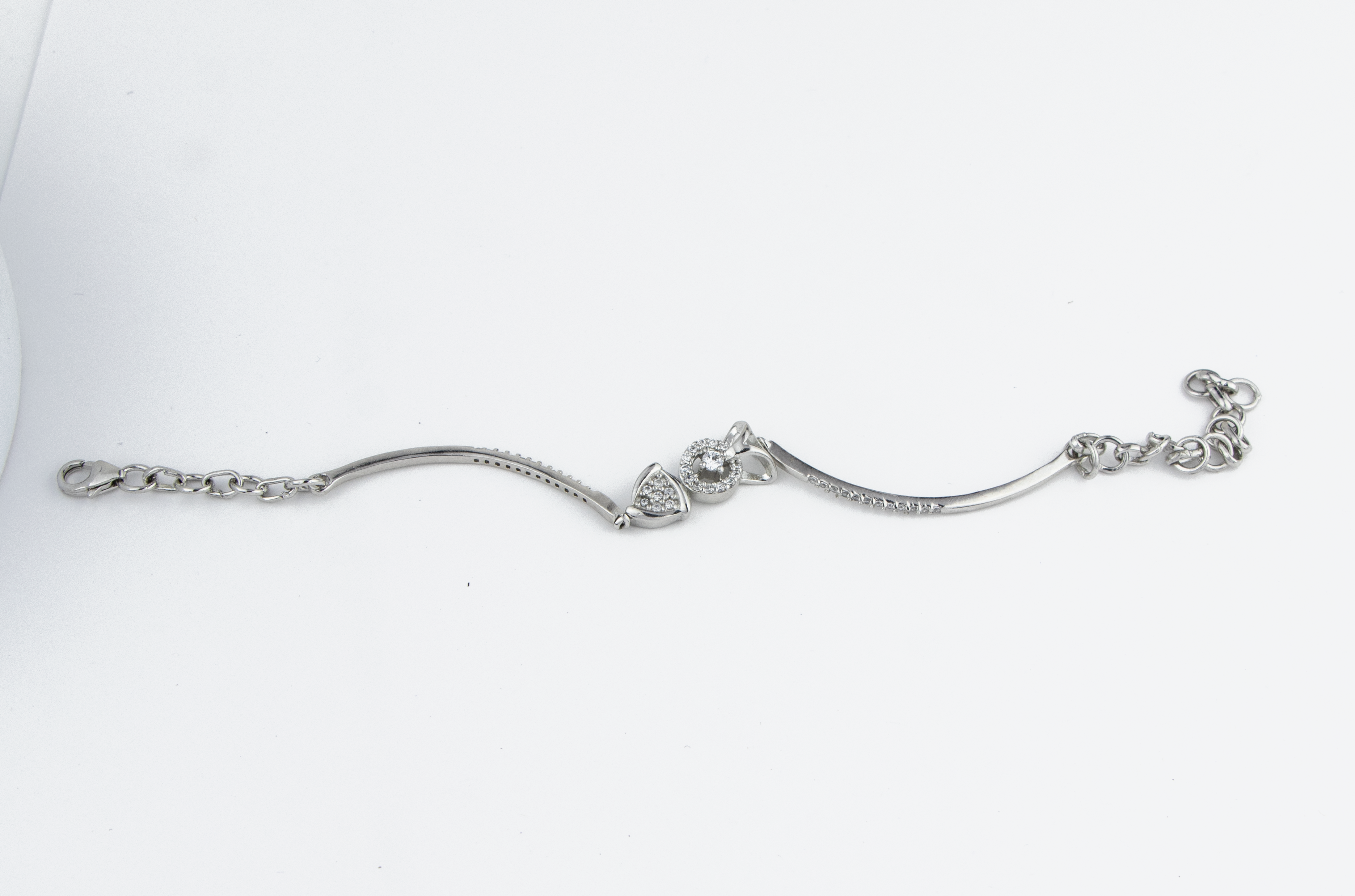 Silver Ripple Fish Bracelet