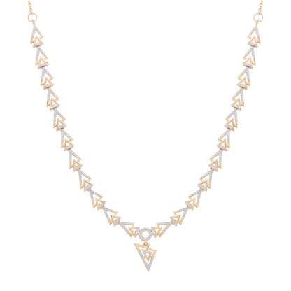 Aurora Silver Necklace Set