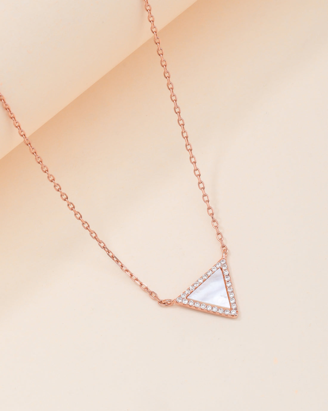 Starlight Triangle Silver Pendant