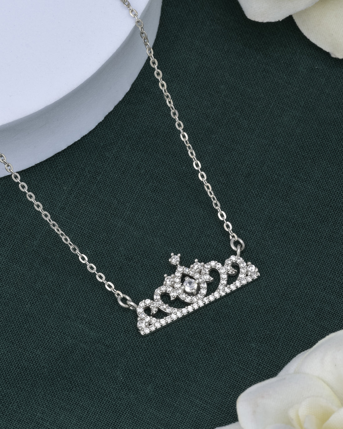 Royal Crown Silver Pendant