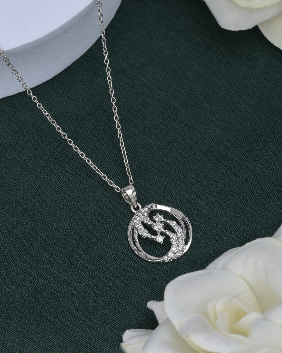 Circle of Grace Silver Pendant