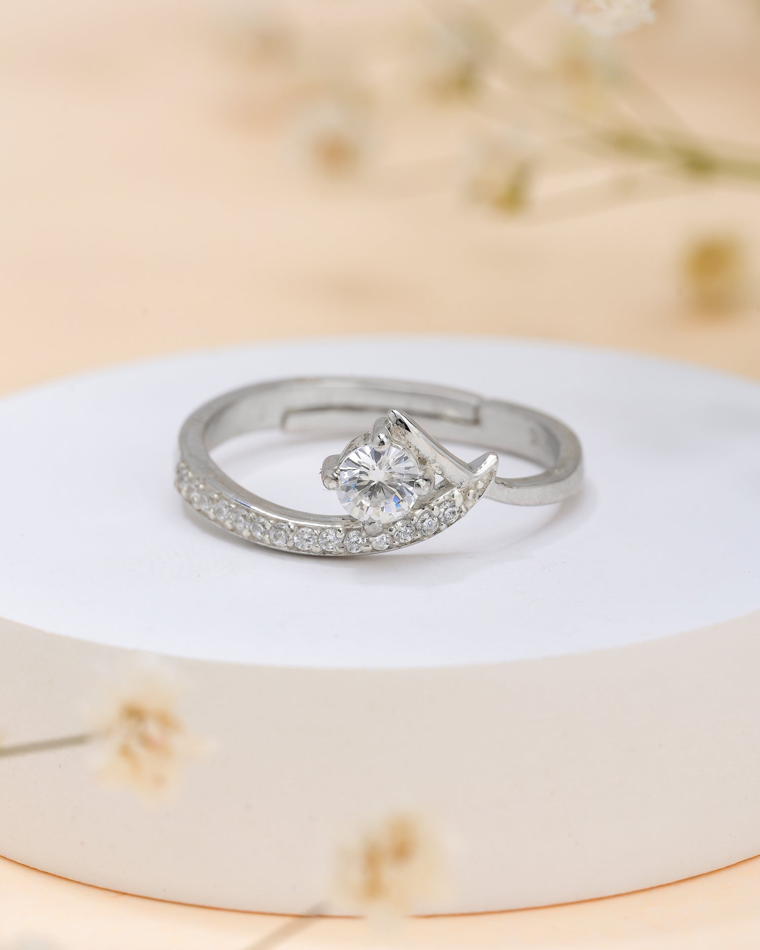 Unity Curve Silver Ring