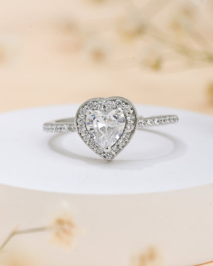 Silver Heart Ring