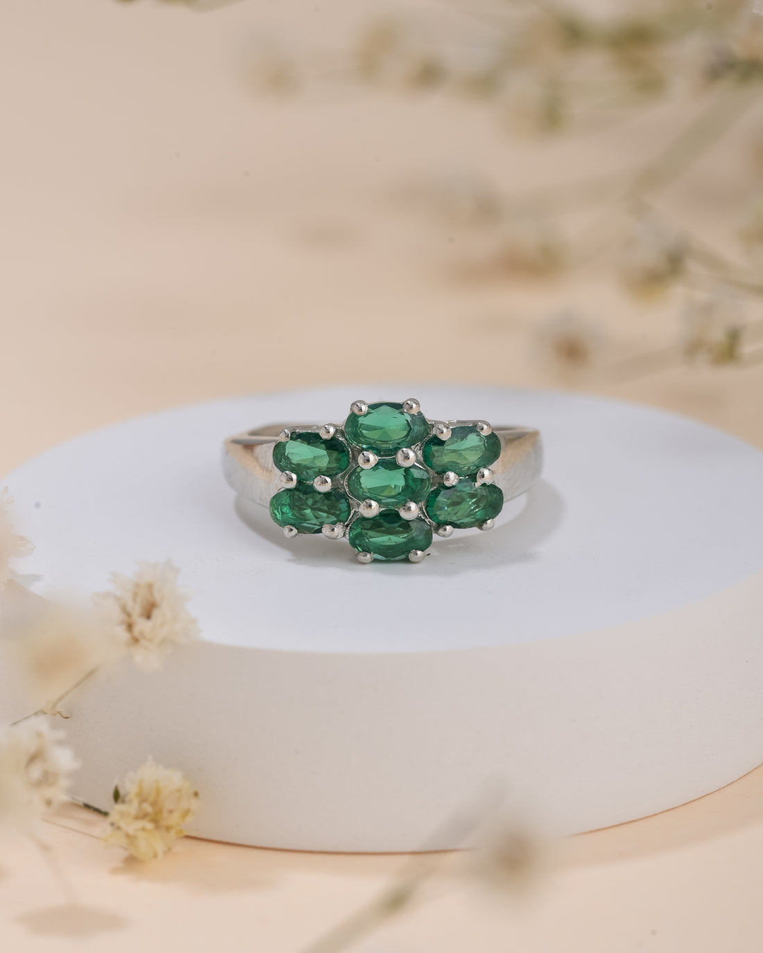 Honeycomb Silver Ring