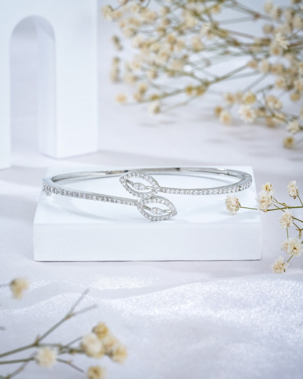 Silver Leaf Bracelet